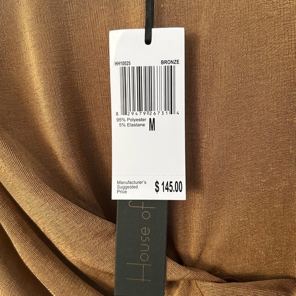 House of Harlow 1960 Bronze Crop Top - Picture 4 of 4